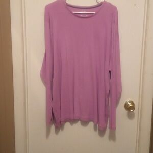 Croft & Barrow Purple - The Classic Tee - Size 3X